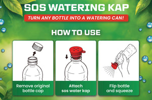 *NEW* SOS WATERING KAP© | Turn any water bottle into a watering can!