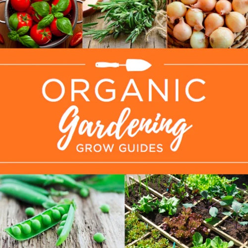 Free organic gardening guides eBook from SeedsNow.com, featuring tips and illustrations for eco-friendly garden growth.